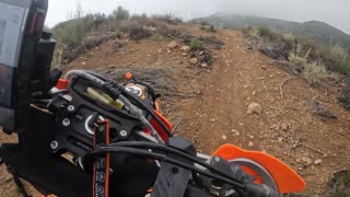 Exploring some single track in California - 2021 KTM 350 EXC-F