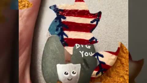 Creative fantastic new pebble & Stone painting ideas for beginners