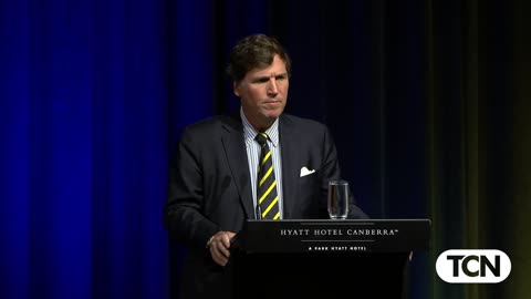 Tucker Carlson Responds to Julian Assange’s Release During Australia Speech