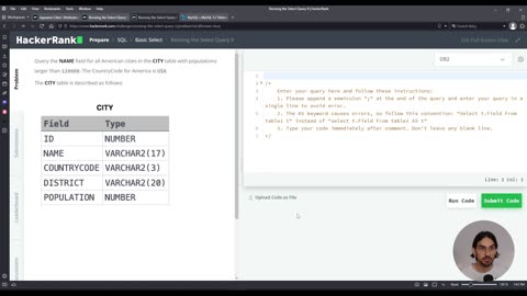 Revising the Select Query II | SQL Basic Select | HackerRank Solution