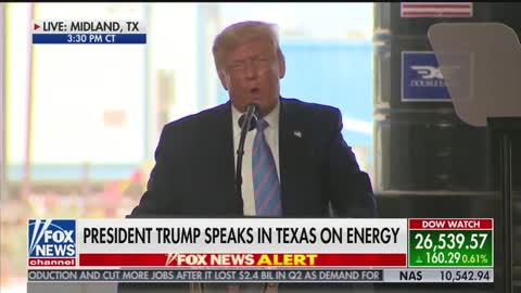 “As long as I’m your president we will never let anyone put American energy out of business