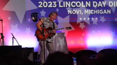Ted Nugent Live at 2023 OCRP Lincoln Day, Novi, MI