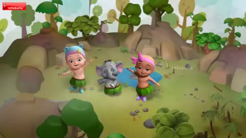 Baby Dance Cartoon Video Jungle Edition | Infobells