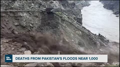 Deaths from Pakistan’s floods near 1,000