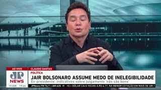 Ex-presidente Jair Bolsonaro (PL) assume medo de inelegibilidade