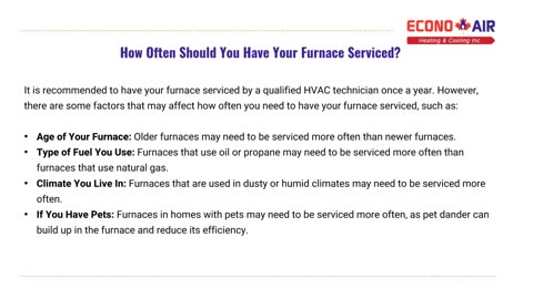 Importance of Preventive Furnace Maintenance