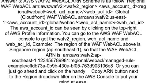 Trying to find the ARN pattern for AWS WAF regional