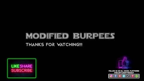 Easy Workout Burpee Modification Relentless Fitness 69