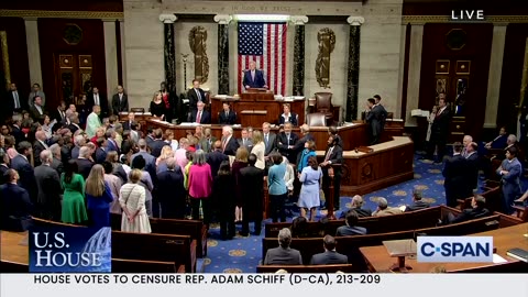 U.S. House censures Rep. Adam Schiff (D-CA)