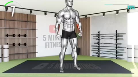 5 mints Arms workout at home | The game changer workout