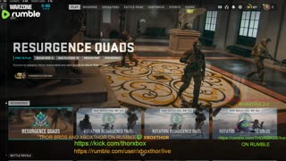 LIVE WARZONE 2.0 RESURGENCE SQUAD WITH THE WARZONE MOTHERFUCKER TALKING SHIT