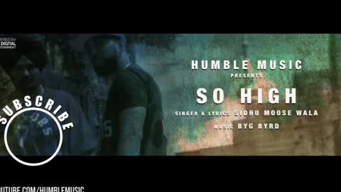 So High officials Music song sidhu Moose wala