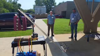 Gravity Powered Rocket Launch Slo-Mo 1