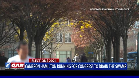 Cameron Hamilton is running for Congress to drain the swamp