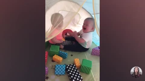 Double the Giggles: Hilarious Adventures of Twin Babies