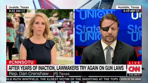 CNN's Dana Bash And Rep. Dan Crenshaw Go Back And Forth Over Gun Control