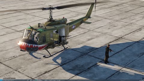 DCS Custom Mission Testing: UH-1H Huey Pilot Rescue 2