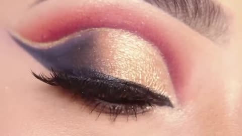 #shorts Bridal Full Cut Crease Eye Makeup Tutorial