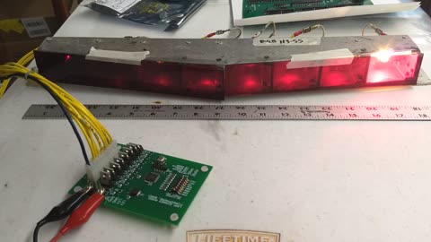 Knight Rider original light bar shows up unused after ~40 years, see it operate