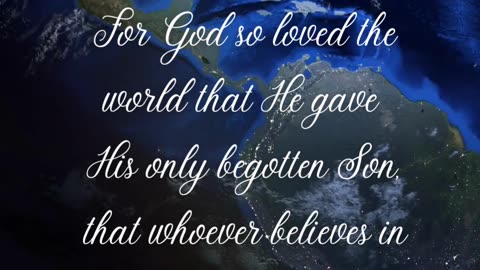 John 3:16 #Bibleverse