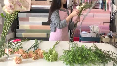 MCO Stay at Home Learn Korean Flower Bouquet Wrapping Tutorial by Bunga Penang