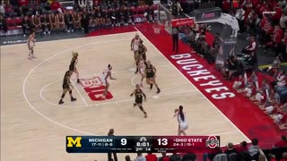 NCAA March Madness | Rebeka Mikulasikova SHOWSTOPPING Buzzer-Beater! Ohio State WBB | NCAAWBB