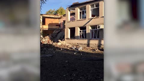 Russian air strikes destroy two schools in southern Ukraine