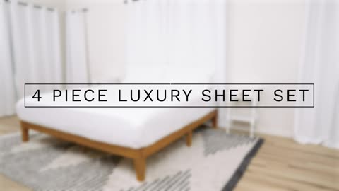 Queen Size Sheet Set - Breathable & Cooling - Hotel Luxury Bed Sheets - Extra Soft - Deep Pockets