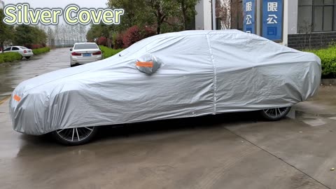 Silver car covers are used to protect your car from wind, rain and water