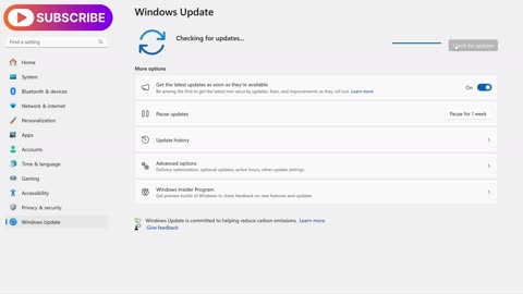 How to find Windows 11 Update