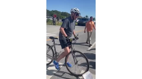 How Joe Biden Crashed His Bike