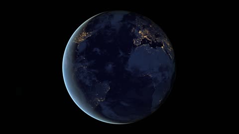 earth night rotate 1080