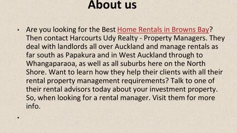 Best Home Rentals in Browns Bay.