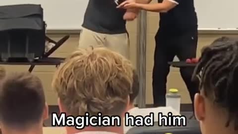 The magician had him bamboozled! 😂👏