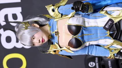 2022지스타 아키에이지 워 퀴즈쇼 퀸다미 캐시에스더 코스프레 모델 4K 직캠 g-star Archeage WAR QUEENDAMI Cosplay Model fancam