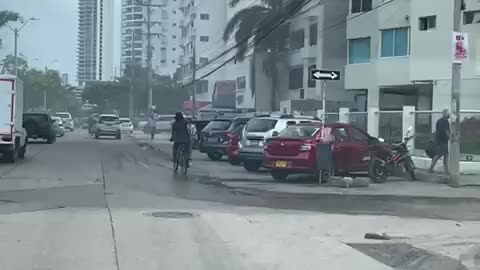 Incendio en edificio de Bocagrande