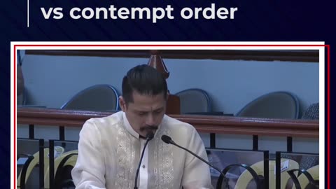 Sen. Robin Padilla, humiling ng 'konsiderasyon' para kay Pastor ACQ vs contempt order