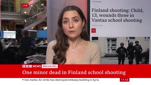 Finland school shooting: One child dead and two wounded in Vantaa | BBC News