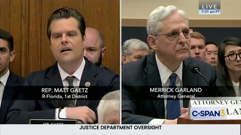 Matt Gaetz Turns Up the Heat on AG Garland!