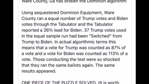 READ THIS!! Breaking Dominion machine Algorithm