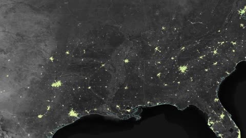 Nasa sees holiday lights from space