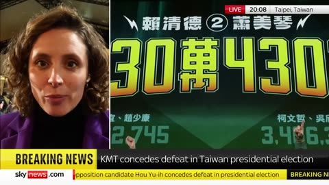 [2024-01-13] Taiwan election: Candidate who champions autonomy from China wins presidential contest