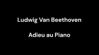 Adieu au Piano