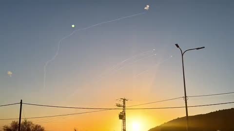 💫🇮🇱 Israel War | Iron Dome Intercepts Rockets near Northern Golan Heights | RCF