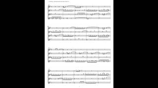 J.S. Bach - Well-Tempered Clavier: Part 2 - Fugue 21 (Flute Quartet)