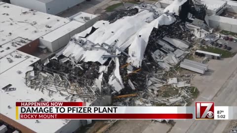 Pfizer's Manufacturing Facility in Rocky Mount, NC Was Hit By an EF-2 Tornado Today