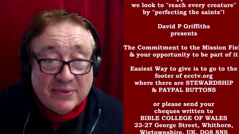 28 09 23 ALL TO THE CAUSE ECCTV TELETHON for October 2023 - David P Griffiths