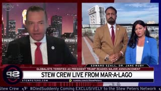 Stew Crew LIVE From Mar-a-Lago: Globalists Terrified As President Trump Readies Major Announcement