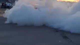 700hp mustang making some clouds!!