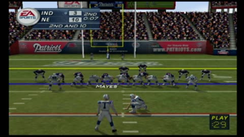 Madden NFL 2003 Franchise Mode New England Patriots Year 6 Week 4 and on